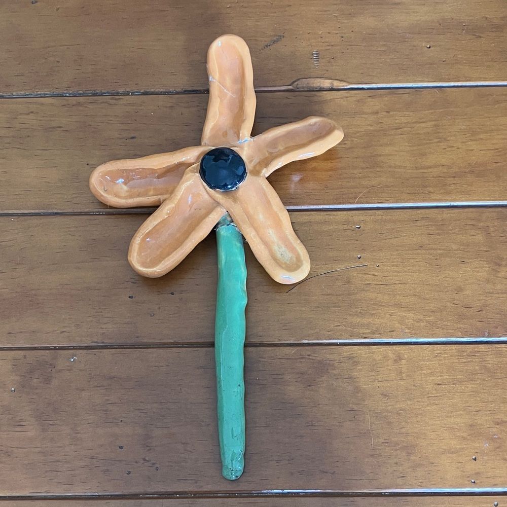 Ceramic Flower Garden Art